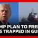 Trump says US will free ships stranded in strait of Hormuz | BBC News