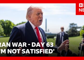 Trump repeats that he is ‘not happy’ with Iran as deadline to seek approval for war looms | BBC News