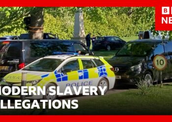 Religious group members questioned over modern slavery | BBC News