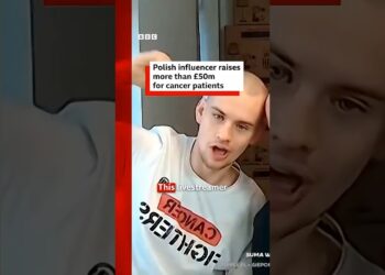 Polish influencer raises more than £50m for cancer patients. #Latwogang #Charity #BBCNews