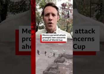 Mexico pyramid attack prompts new concerns ahead of World Cup. #Shorts #BBCNews