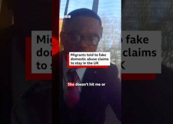 Migrants are falsely claiming to be victims of domestic abuse in order to stay in the UK. #BBCNews