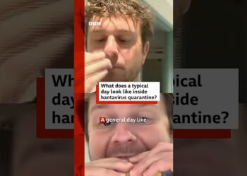 Rosmarin faces weeks alone in the National Quarantine Unit. #Hantavirus #Quarantine #BBCNews