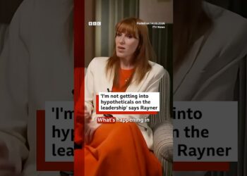 ‘I’m not getting into hypotheticals on the leadership,’ says Angela Rayner. #KeirStarmer #BBCNews