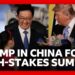 Trump in China for high-stakes summit with President Xi | BBC News