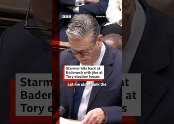 Keir Starmer hits back at Kemi Badenoch with jibe at Conservative election losses. #BBCNews