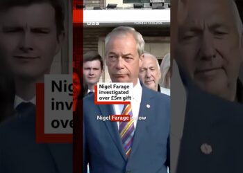 Nigel Farage investigated over £5m gift from Reform donor. #NigelFarage #Reform #BBCNews