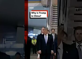 Why is Donald Trump in China? #US #BBCNews