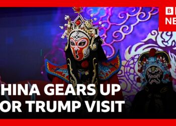 China gears up for Donald Trump visit | BBC News