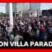 Aston Villa fans line streets as team set for Europa League victory parade | BBC News