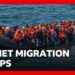 UK net migration down 48% year on year | BBC News