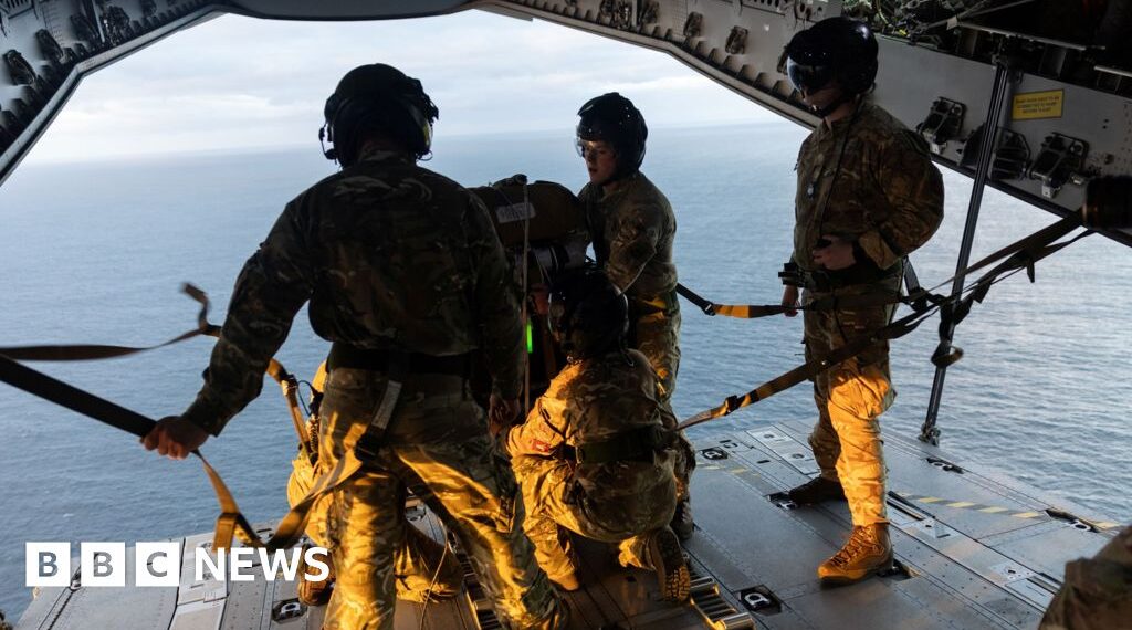 Army parachutes onto remote island to help Briton with suspected hantavirus