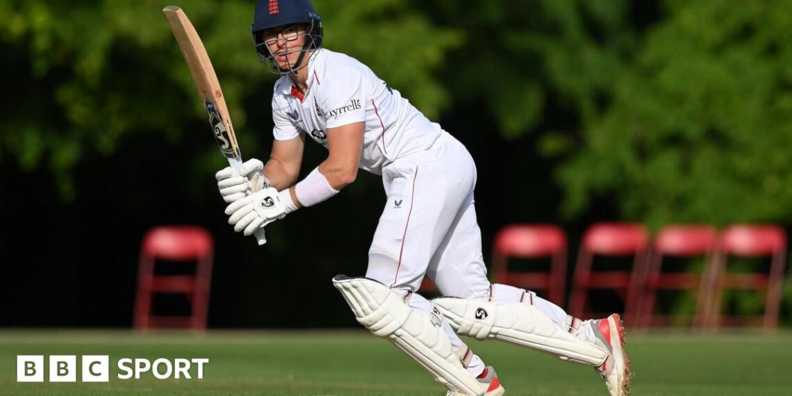 Asa Tribe batting for England Lions