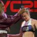 Keely Hodgkinson is presented with a Tiffany & Co crown by Serena Williams after winning the women's 800m at Athlos in 2025