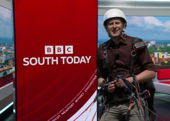 BBC South presenter learns to paraglide for air quality special