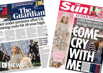 'Borrowing costs hit 28-year high' and 'Come cry with me'