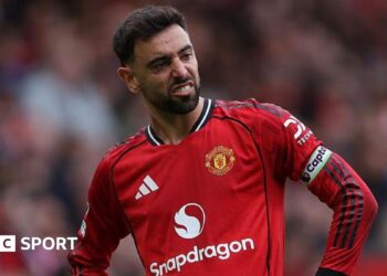 Manchester United skipper Bruno Fernandes