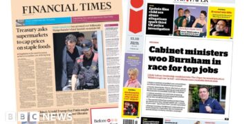 'Cap prices on staple foods' and 'Strictly's triple twist'