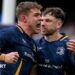 Garry Ringrose celebrates after scoring a try for Leinster against Toulon