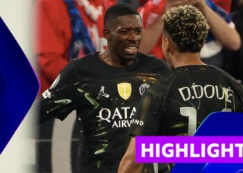 Ousmane Dembele and Desire Doue