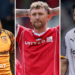 Split image of Hull's Oli McBurnie, Wrexham's Dan Scarr and Derby's Ben Brereton Diaz