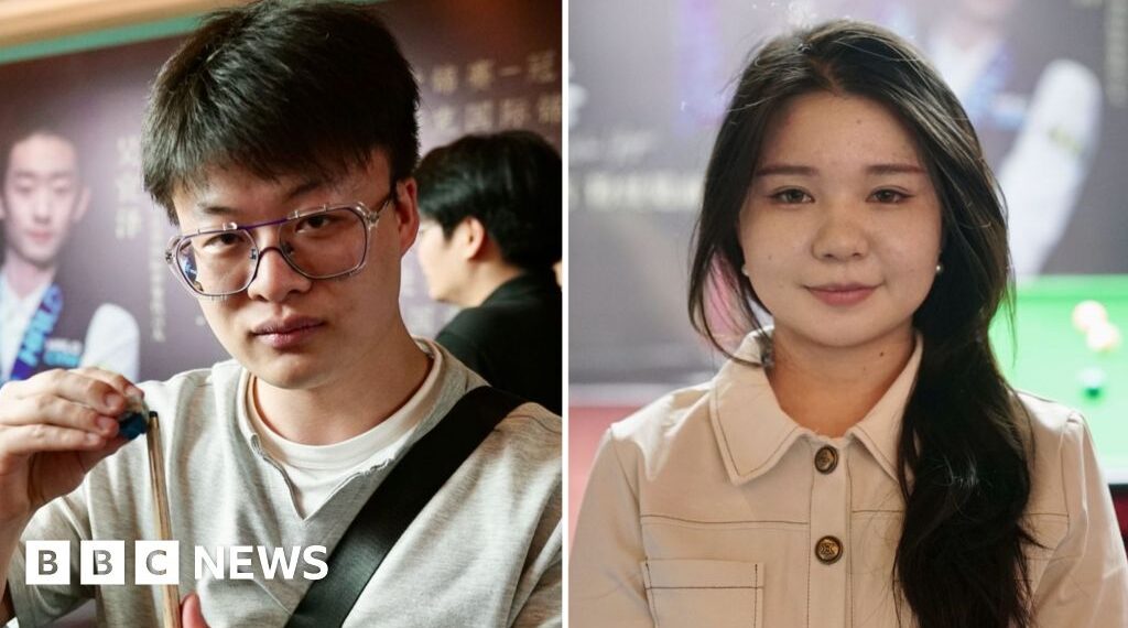 Crowds cheer China's new snooker star on return from championship win