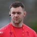 Wales coach Dan Lydiate in training
