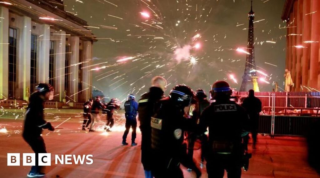 Disturbances and 127 arrests mar Paris party after PSG Champions League victory