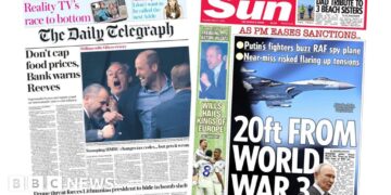 'Don't cap food prices' and '20ft from WW3'
