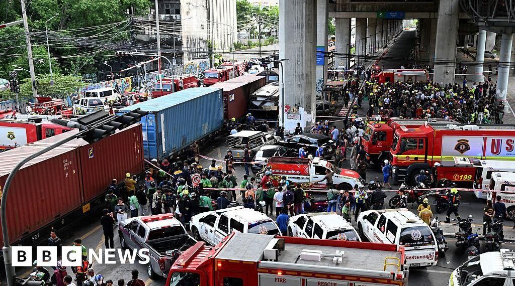 Driver of crashed train tested positive for drugs, Thai police say