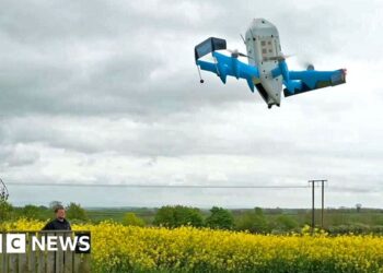 Drone delivers first Amazon parcels in UK