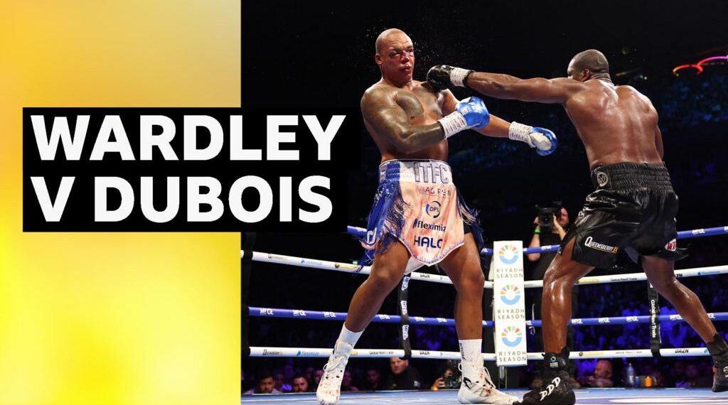 Fabio Wardley and Daniel Dubois battle for the WBO world heavyweight title