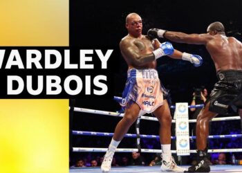 Fabio Wardley and Daniel Dubois battle for the WBO world heavyweight title