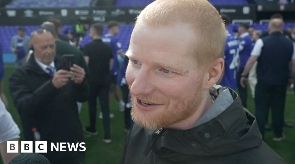 Ed Sheeran 'super happy' at Ipswich Town promotion to Premier League