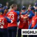 England women's cricket team celebrate