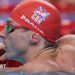 A graphic showing a swimmer, pills, Las Vegas sign and a bulked up silhouette