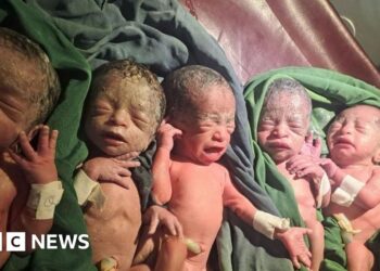 Ethiopian woman's joy at rare quintuplets after 12 years trying for a baby