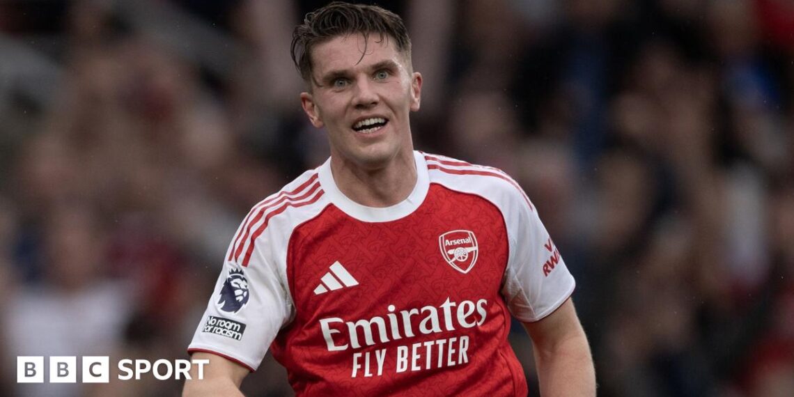 Viktor Gyokeres celebrates for Arsenal