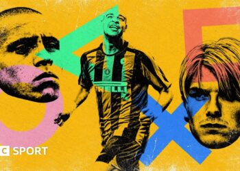Roberto Carlos, Adriano and David Beckham