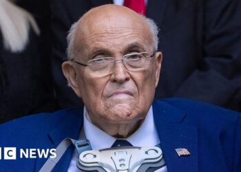 Former New York City mayor Rudy Giuliani recovering from pneumonia and 'now breathing on his own'