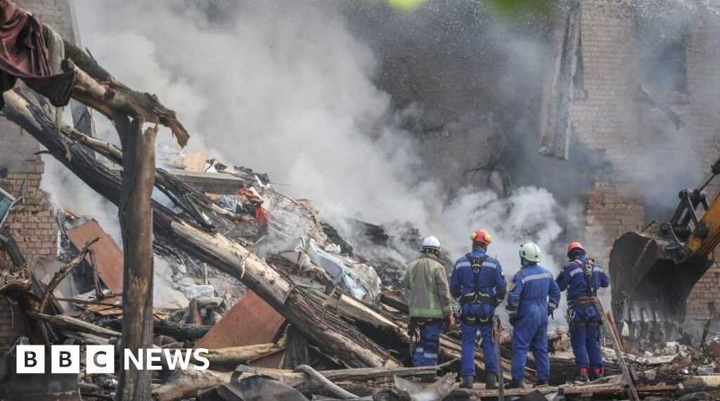 Four dead and dozens injured in wave of Russian strikes on Kyiv