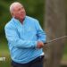 Richie Willis playing a shot in practice at Celtic Manor