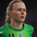 Hannah Hampton in action for England