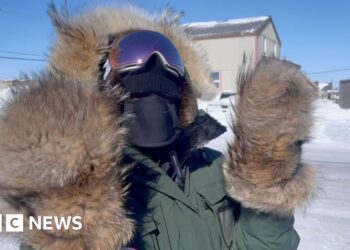 How we reported in -30C temperatures in Canada's Arctic