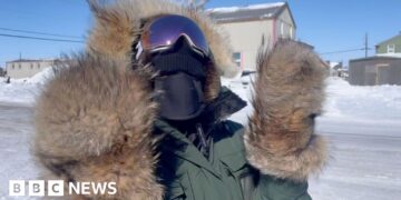 How we reported in -30C temperatures in Canada's Arctic