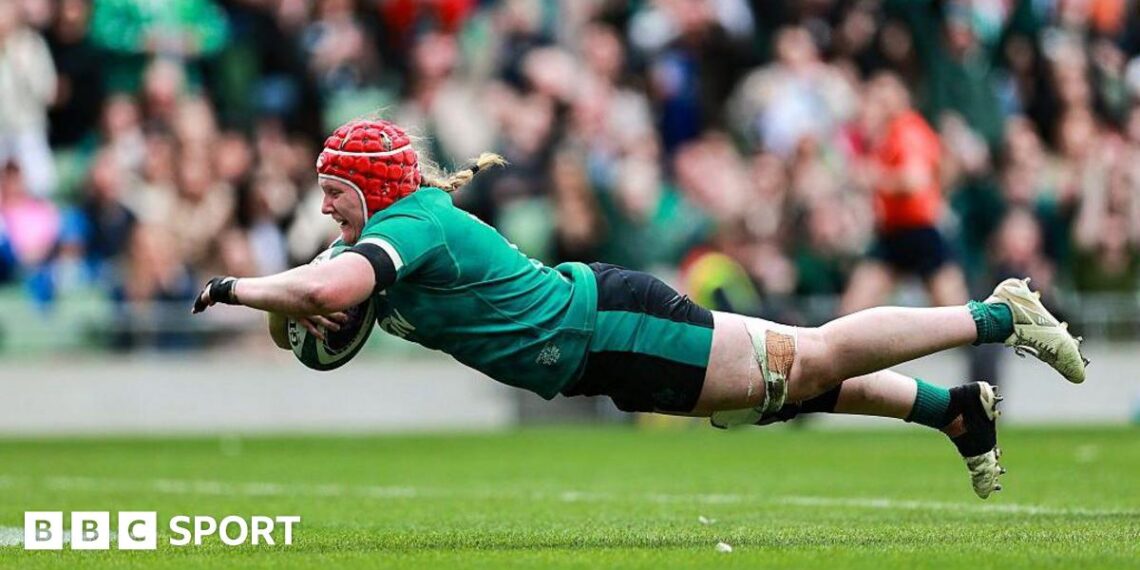 Donegal score a goal against Kerry