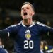 Scotland's Lawrence Shankland celebrates