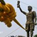 Messi statue in Kolkata