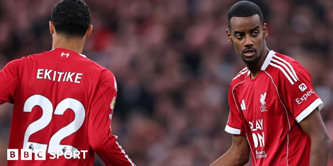 Hugo Ekitike and Alexander Isak
