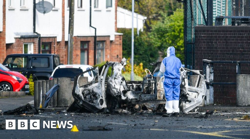 Man charged after explosion at Dunmurry police station
